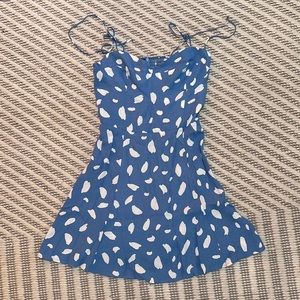 Reformation Saskia Dress - Wave